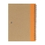 Eco notitieboekje (ca. A5) met balpen oranje