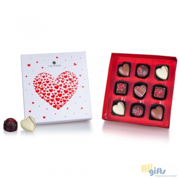 Afbeelding van relatiegeschenk:Love chocolates - Pralines voor Valentijn Pralines