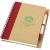 Priestly notitieboek met pen (A6) Naturel/ Rood