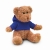 Knuffel Teddybeer met sweatshirt blauw