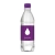 100% RPET flesje bronwater draaidop (500 ml) paars