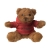 Hooded knuffel beer rood
