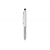 Balpen Shine stylus metaal wit / donker blauw