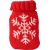 Heatpack in Kersthoes met sneeuwvlok rood