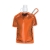 Opvouwbare 'voetbalshirt' drinkfles (480 ml) oranje