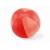 Kleine transparante strandbal (23,5 cm) rood