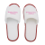 Paar slippers, open teen rood
