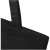 Katoenen tas lange hengsels (140 g/m2) zwart