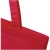Katoenen tas lange hengsels (140 g/m2) rood