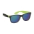 Fiesta zonnebril met spiegelglazen (UV400) limegroen