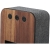 Shae Bluetooth® speaker van stof en hout donker bruin