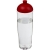 H2O Active® bidon met koepeldeksel (700 ml) transparant/ rood