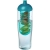 H2O Active® Tempo 700 ml bidon en infuser met koepeldeksel Transparant/ Aqua blauw