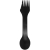 Epsy 3-in-1 lepel, vork en mes zwart