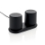 Dubbele 3W speaker met inductielader zwart