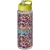 H2O Vibe sportfles met tuitdeksel (850 ml) Transparant/Lime