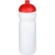 Baseline® Plus 650 ml sportfles met koepeldeksel wit/ rood