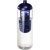 H2O Active® Vibe 850 ml drinkfles en infuser met koepeldeksel transparant/ blauw