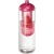 H2O Active® Vibe drinkfles + infuser (850 ml) Transparant/ Roze