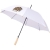 Alina 23" automatisch openende gerecyclede PET paraplu wit