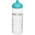 H2O Treble sportfles (750 ml) Transparant/ Aqua blauw