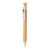 Bamboe pen met tarwestro clip wit