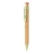 Bamboe pen met tarwestro clip groen