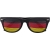 Plexiglas zonnebril met landen vlag Lexi zwart/rood