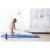 Yogamat met optimale grip blauw