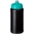 Baseline gerecyclede sportfles (500 ml) Zwart/aqua blauw