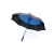 27" Impact AWARE™ RPET 190T auto open stormproof paraplu blauw
