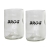 Rebottled® Tumbler 2-pack set glazen transparant