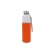 Waterfles glas met sleeve (500 ml) transparant oranje