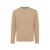 Iqoniq Denali gerecycled katoen sweater ongeverfd heather brown
