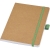 Berk notitieboek van gerecycled papier groen