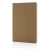 Salton A5 GRS gecertificeerd recycled papieren notitieboek bruin