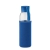 Gerecyclede glazen fles (500 ml) royal blauw