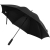 Niel 23" automatisch openende paraplu van gerecycled PET zwart