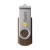 USB Twist Woody 16 GB walnoten hout