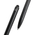 Kymi RCS-gecertificeerde gerecycled aluminium pen met stylus zwart