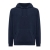 Iqoniq Trivor gerecycled polyester fleece hoodie donkerblauw