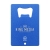 Carta Opener Recycled Alu flesopener blauw