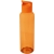 Sky 650 ml waterfles van gerecycled plastic oranje