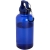 Oregon 400 ml waterfles van RCS-gecertificeerd gerecycled plastic met karabijnhaak blauw