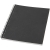Desk-Mate® A5 kleuren spiraal notitieboek zwart