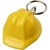 Kolt gerecyclede sleutelhanger in de vorm van een harde hoed geel