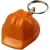 Kolt gerecyclede sleutelhanger in de vorm van een harde hoed oranje