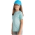 Bahrain sportshirt met korte mouwen voor kinderen Moonlight Blue