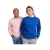 Batian unisex sweater met ronde hals zwart