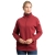 Ulan unisex sweater met volledige rits rood